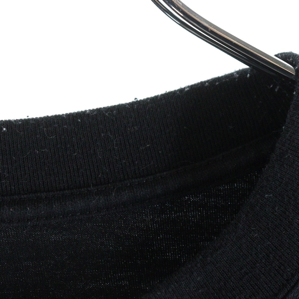 The Ennoy Professional(エンノイプロフェッショナル) 23SS フロントロゴ刺繍 クルーネック長袖Tシャツ ブラック