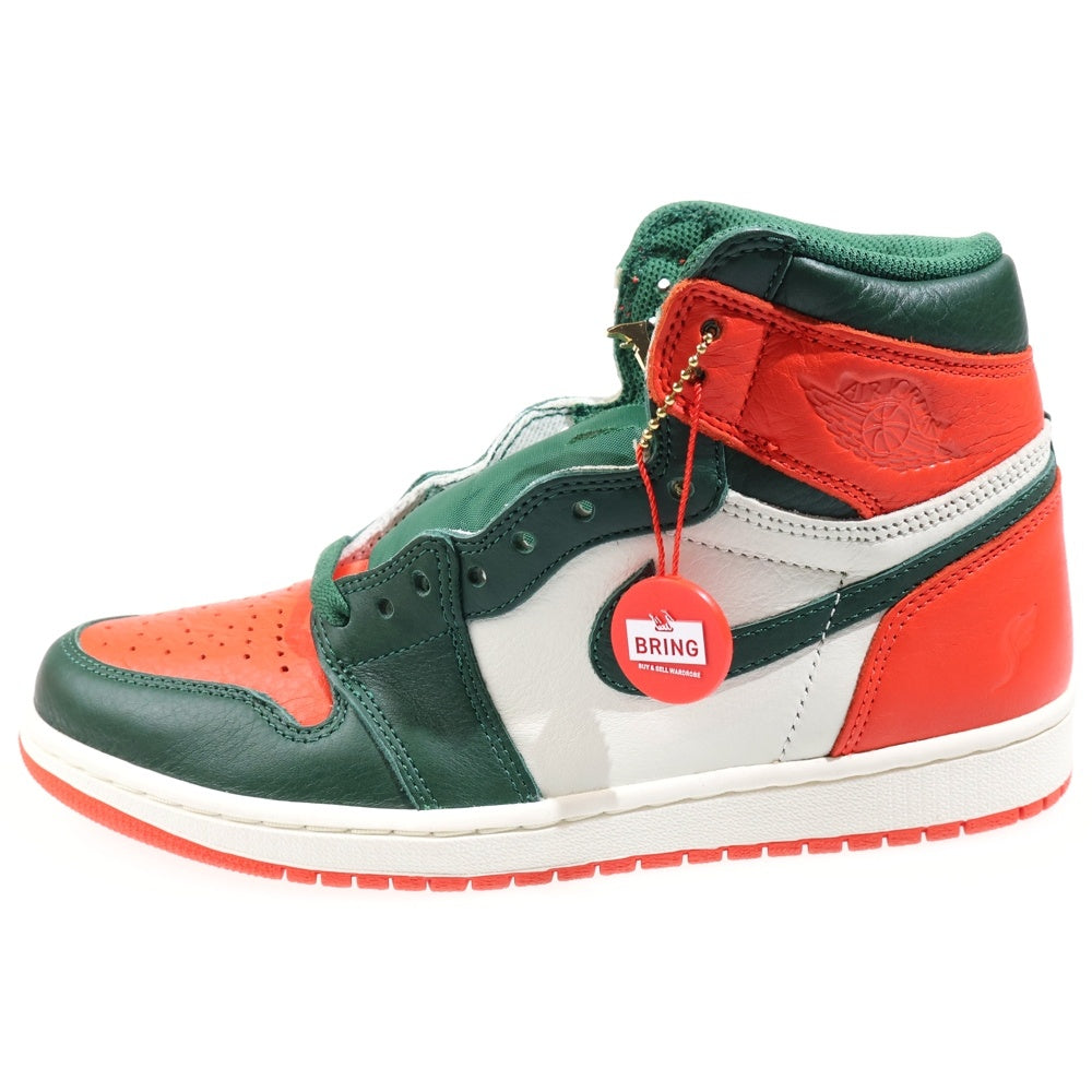 NIKE(ナイキ) ×SOLEFLY AIR JORDAN 1 RETRO HIGH OG-SF AV3905-138 ソールフライ エアジョーダン1 ハイカットスニーカー US8/26.0cm オレンジ/ホワイト