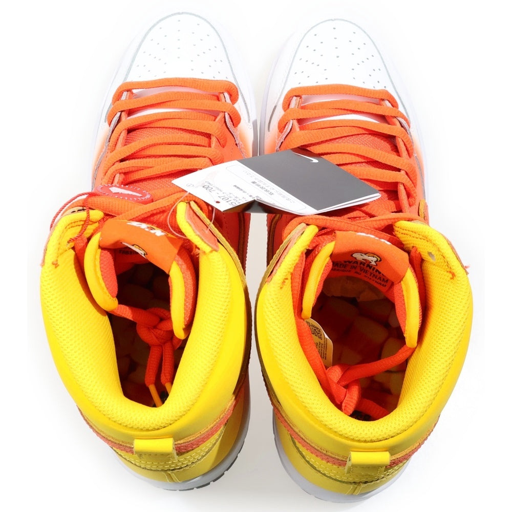 NIKE SB(ナイキエスビー) DUNK HIGH PRO SWEET TOOTH SB FN5107-700 ダンク スイートトゥース ハイカットスニーカー オレンジ/ホワイト US10/28cm