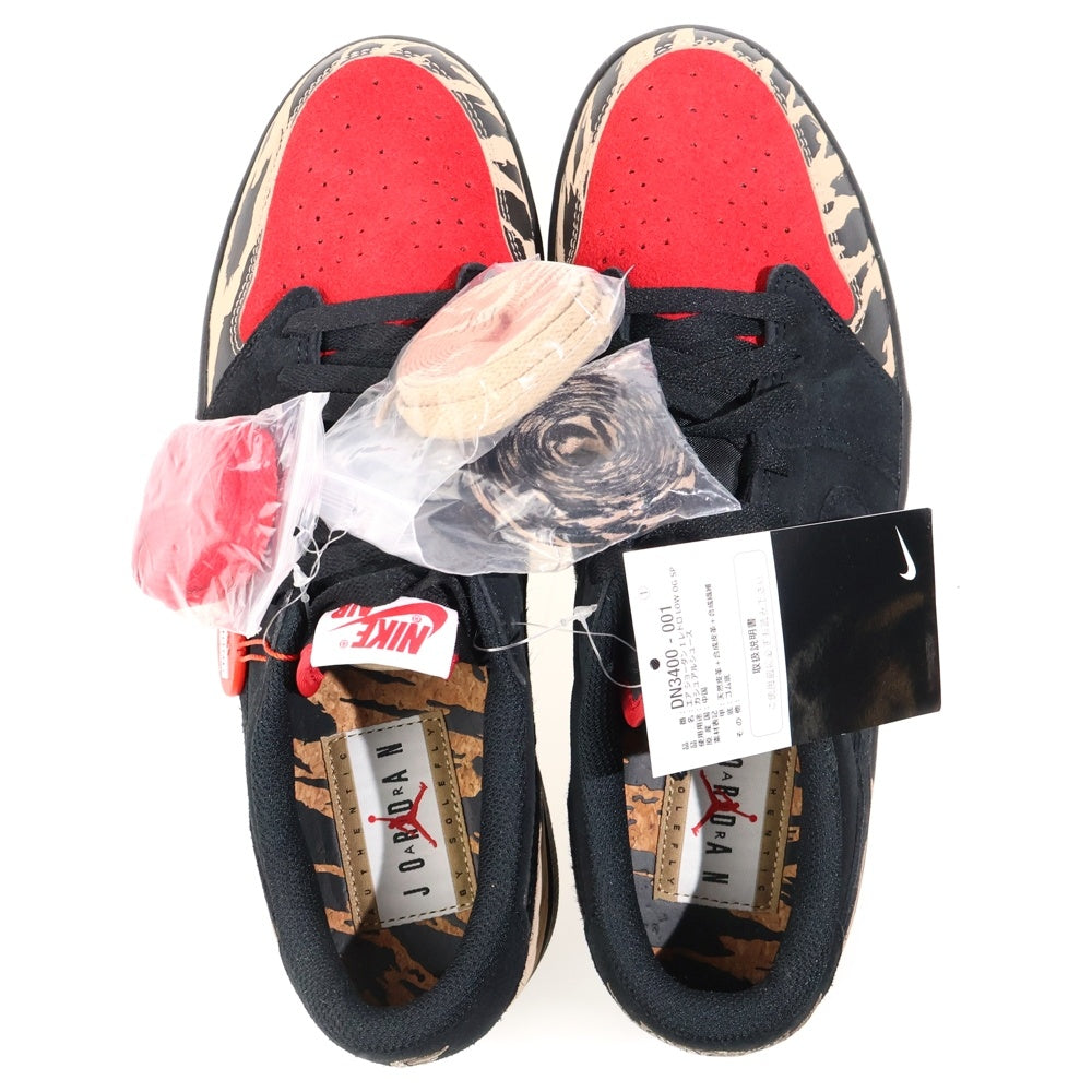 NIKE(ナイキ) ×SOLE FLY AIR JORDAN 1 LOW OG SP DN3400-001 ソールフライ エアジョーダン1 ローカットスニーカー US10.5/28.5cm ブラック