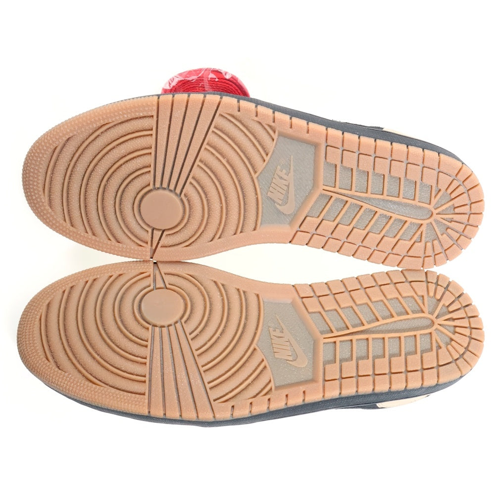 NIKE(ナイキ) ×SOLE FLY AIR JORDAN 1 LOW OG SP DN3400-001 ソールフライ エアジョーダン1 ローカットスニーカー US10.5/28.5cm ブラック