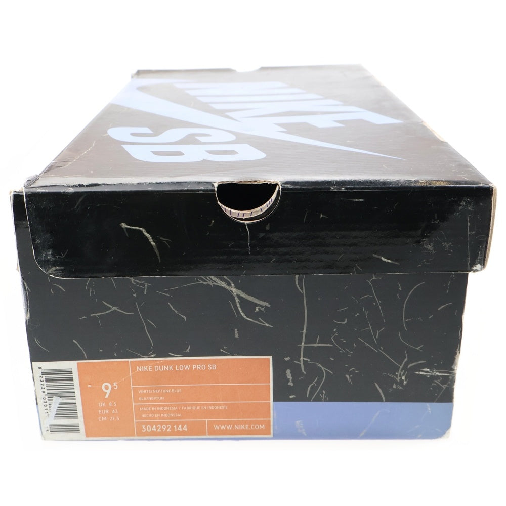NIKE SB(ナイキエスビー) 【観賞用2006年製】DUNK LOW NEPTURN 304292-144 ダンク ネプチューン ローカットスニーカー US9.5/27.5cm ブルー/ホワイト