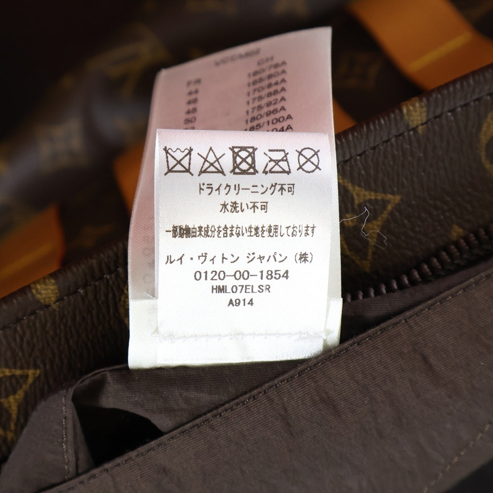 LOUIS VUITTON(ルイヴィトン) 22SS×NIGO ニゴ モノグラムLVトワルミリタリージャケット RM221M LSR HML07E ブラウン