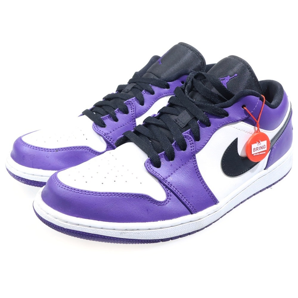 NIKE(ナイキ) AIR JORDAN 1 LOW COURT PUPLE 553558-500 エアジョーダン1 ローカットスニーカー コートパープル パープル US11/29.0cm