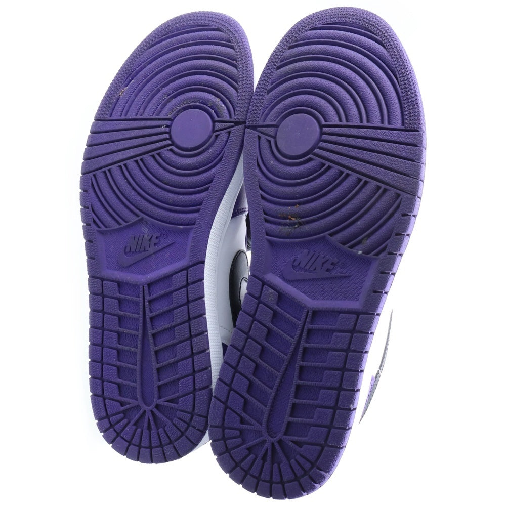 NIKE(ナイキ) AIR JORDAN 1 LOW COURT PUPLE 553558-500 エアジョーダン1 ローカットスニーカー コートパープル パープル US11/29.0cm