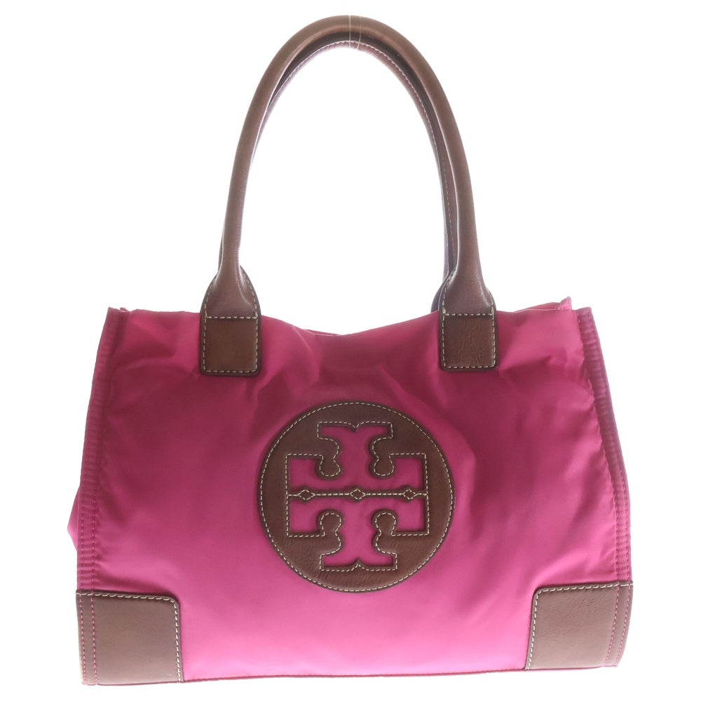 TORY BURCH(トリー バーチ) ロゴトート ナイロン ハンドトートバッグ ピンク