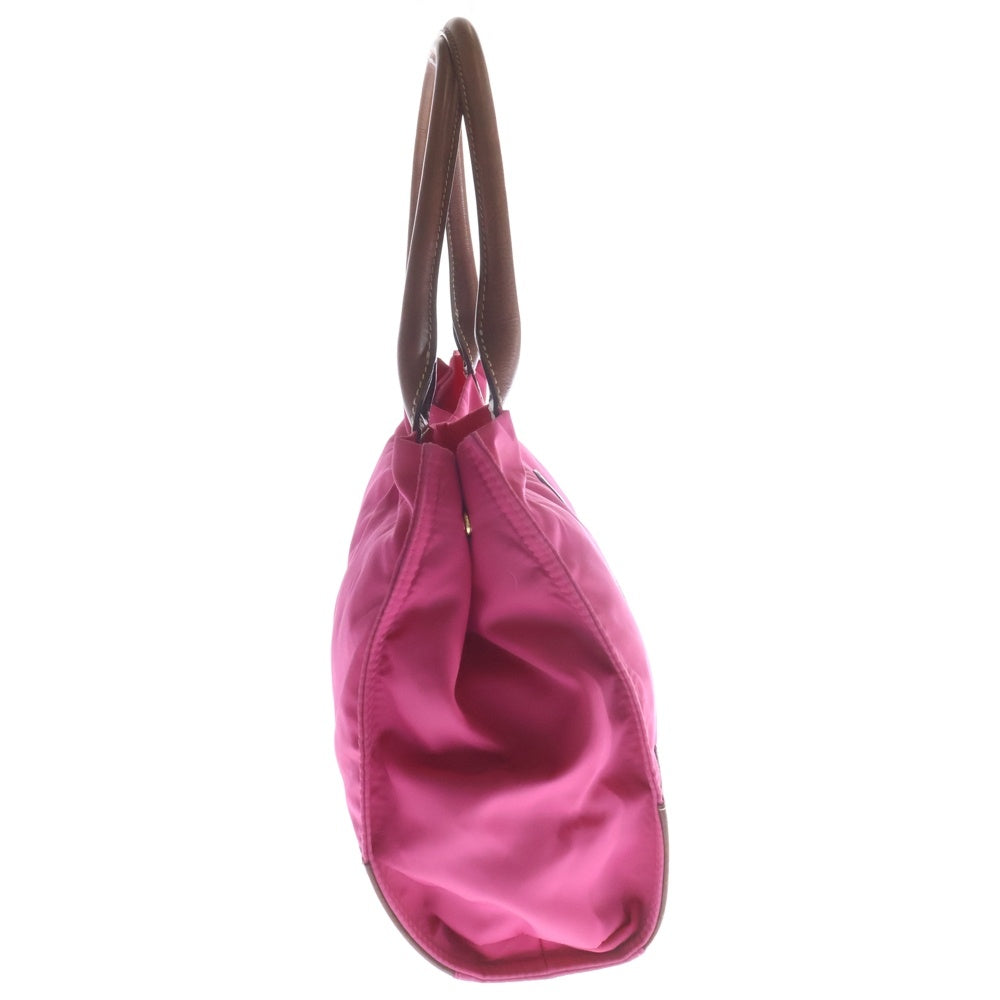 TORY BURCH(トリー バーチ) ロゴトート ナイロン ハンドトートバッグ ピンク