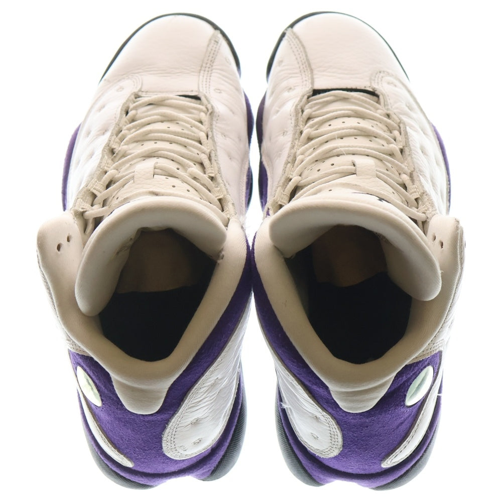 NIKE(ナイキ) AIR JORDAN 13 RETRO LAKERS 414571-105 エアジョーダン13 レトロ レイカーズ ハイカットスニーカー US9/27.0cm ホワイト/パープル