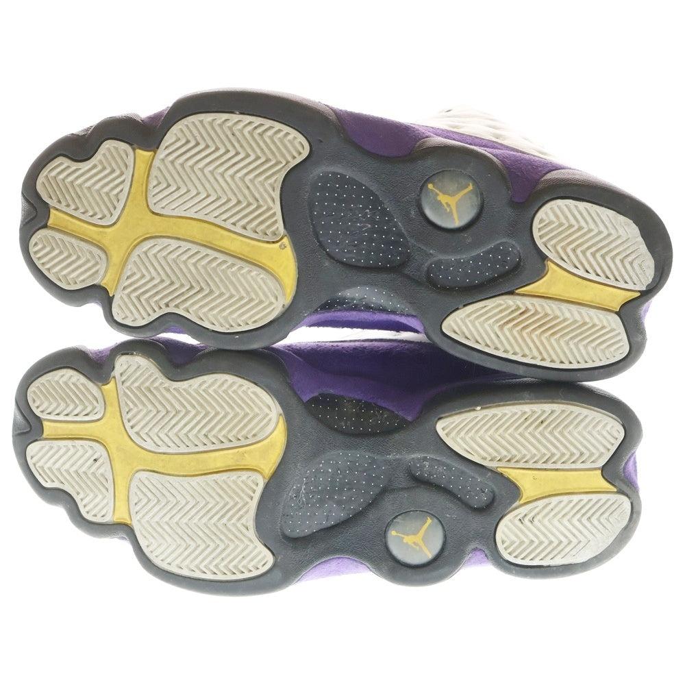 NIKE(ナイキ) AIR JORDAN 13 RETRO LAKERS 414571-105 エアジョーダン13 レトロ レイカーズ ハイカットスニーカー US9/27.0cm ホワイト/パープル