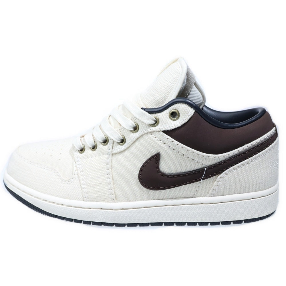 NIKE(ナイキ) AIR JORDAN 1 LOW PRM PALE IVORT IB8058-110 エアジョーダン1 ロー PRM ペールアイボリー ローカットスニーカー US9.5/27.5cm アイボリー