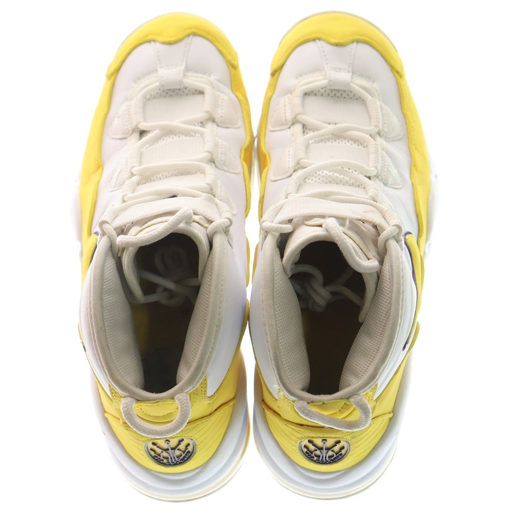 NIKE(ナイキ) AIR MAX UPTEMPO 95 LAKERS CK0892-102 エアマックス アップテンポ レイカーズ ハイカットスニーカー ホワイト/イエロー US9.5/27.5cm