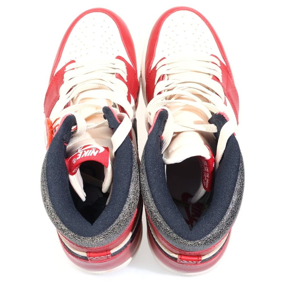 NIKE(ナイキ) AIR JORDAN 1 HIGH OG LOST & FOUND CHICAGO DZ5485-612 エアジョーダン1 ロスト&ファウンド ハイカットスニーカー US9.5/27.5cm ブラック/ホワイト/レッド