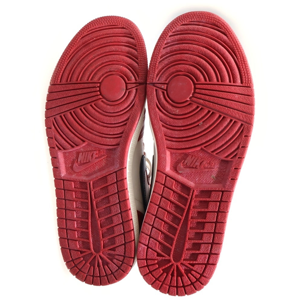 NIKE(ナイキ) AIR JORDAN 1 HIGH OG LOST & FOUND CHICAGO DZ5485-612 エアジョーダン1 ロスト&ファウンド ハイカットスニーカー US9.5/27.5cm ブラック/ホワイト/レッド