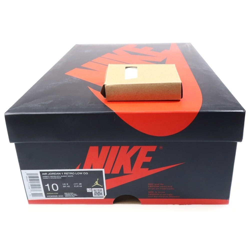 NIKE(ナイキ) AIR JORDAN 1 RETRO LOW OG CHICAGO HQ6998-600 エアジョーダン 1 レトロ シカゴ ローカットスニーカー US10/28.0cm ホワイト/レッド