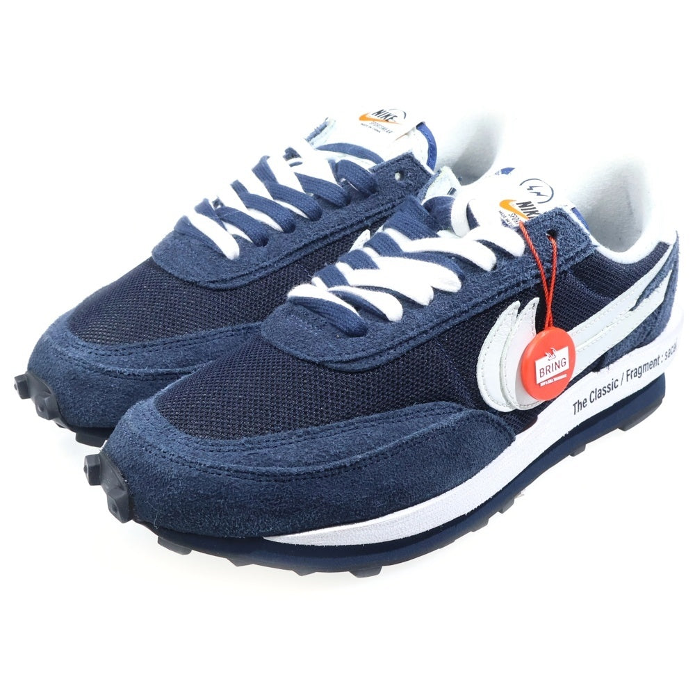 NIKE(ナイキ) ×sacai×FRAGMENT DESIGN LD WAFFLE DH2684-400 サカイ フラグメントデザイン LDワッフル ローカットスニーカー US9/27.0cm ネイビー