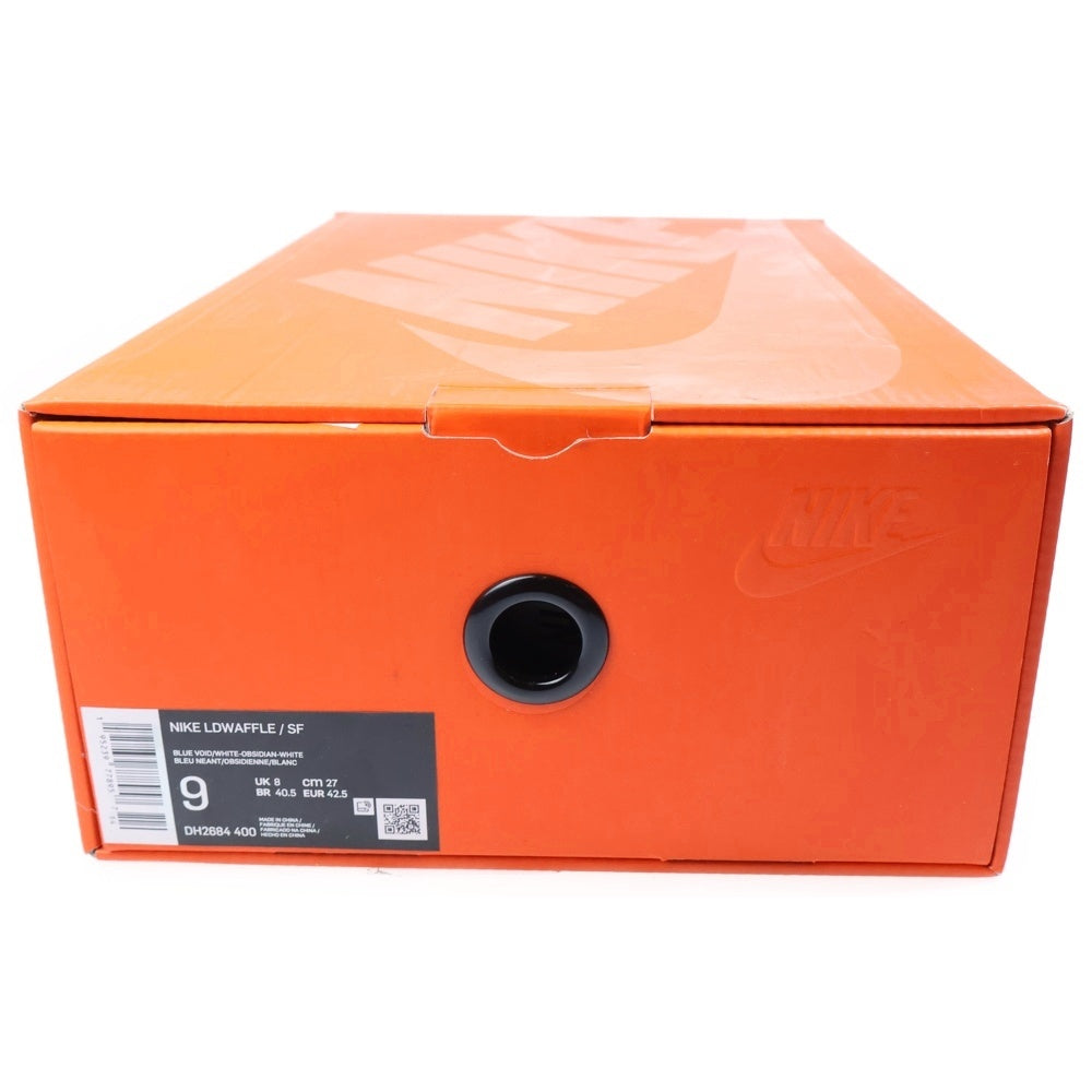 NIKE(ナイキ) ×sacai×FRAGMENT DESIGN LD WAFFLE DH2684-400 サカイ フラグメントデザイン LDワッフル ローカットスニーカー US9/27.0cm ネイビー