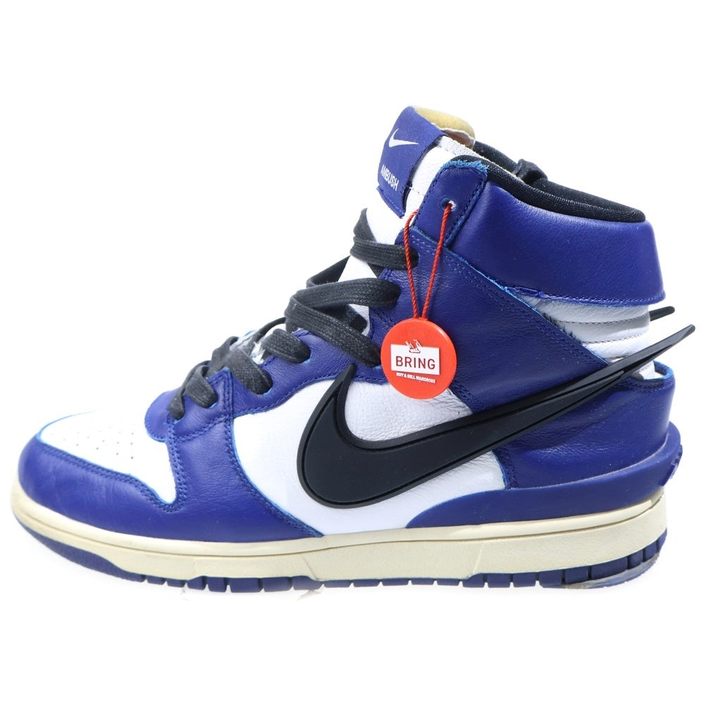 NIKE(ナイキ) ×AMBUSH DUNK HIGH DEEP ROYAL CU7544-400 アンブッシュ ダンク ディープロイヤル ハイカットスニーカー ブルー/ホワイト US9/27.0cm