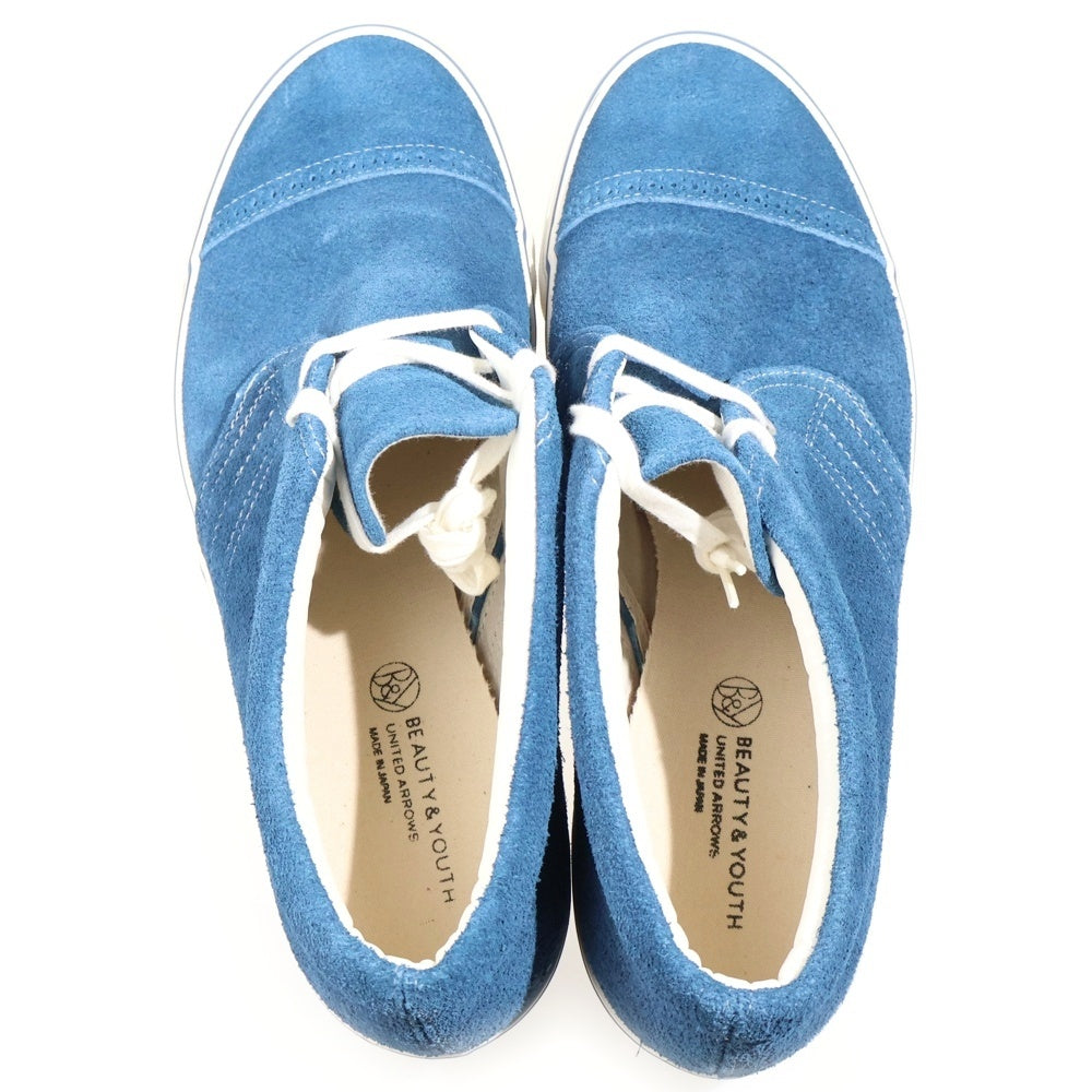 BEAUTY&YOUTH UNITED ARROWS(ビューティーアンドユースユナイテッドアローズ) スエード ローカットスニーカー 1431-699-2913 ブルー