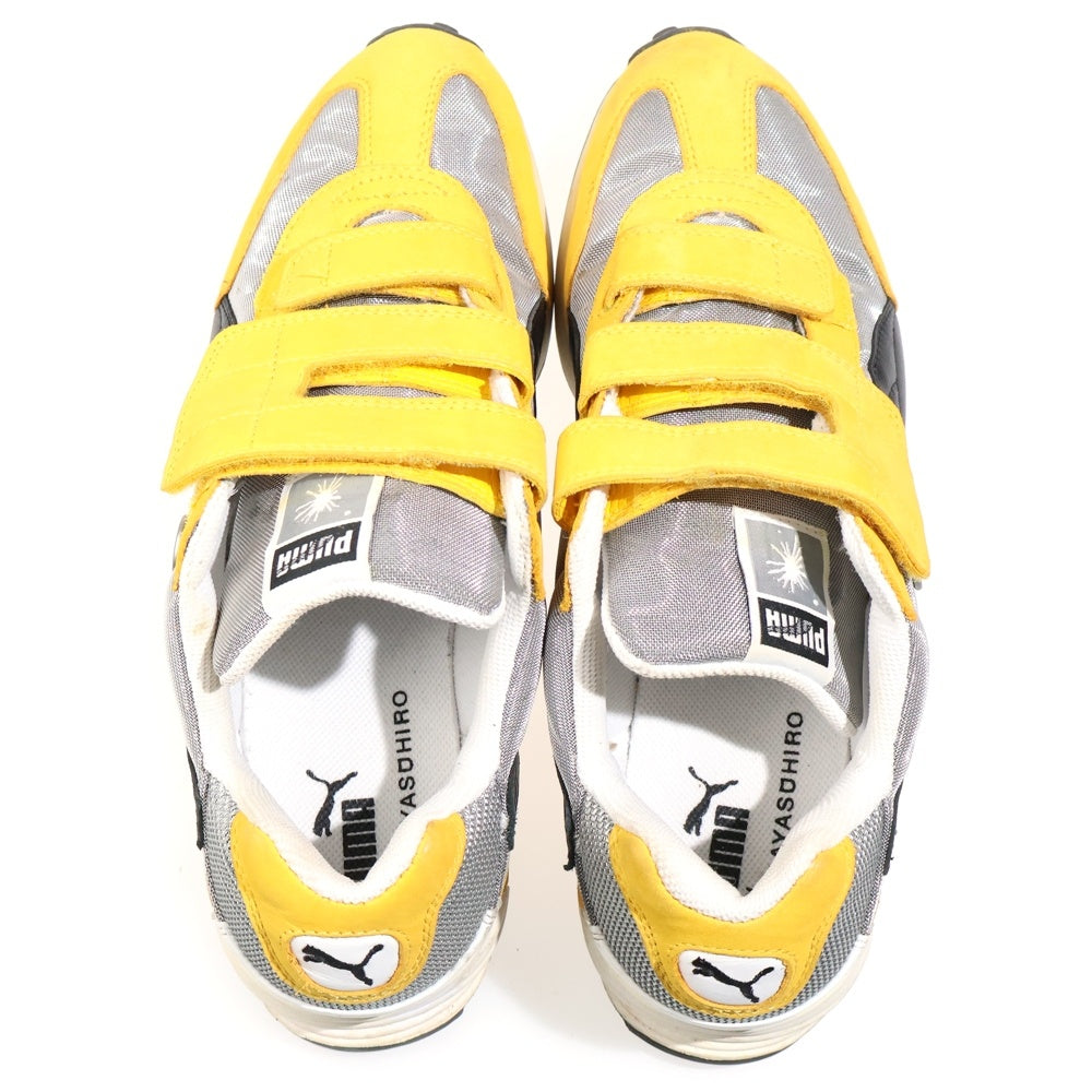 PUMA(プーマ) ×MIHARA YASUHIRO ×ミハラヤスヒロ ベルクロローカットスニーカー 348672 シルバー/イエロー