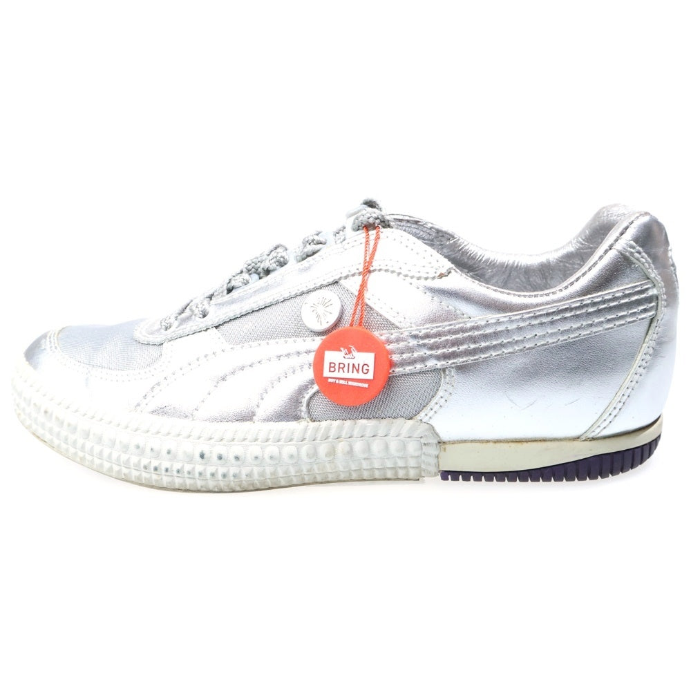 PUMA(プーマ) ×MIHARA YASUHIRO ×ミハラヤスヒロ メタリックローカットスニーカー シューズ 344864 シルバー