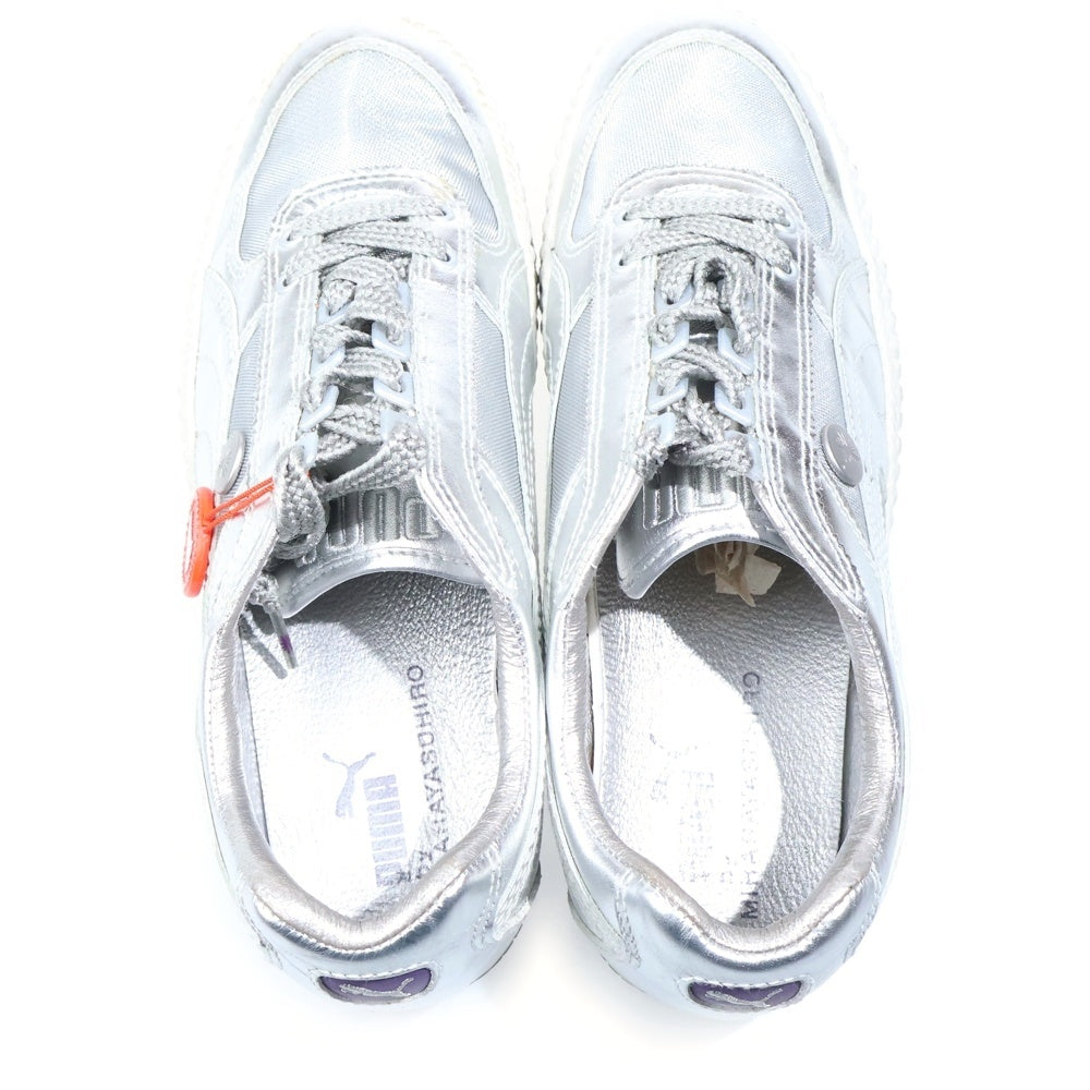 PUMA(プーマ) ×MIHARA YASUHIRO ×ミハラヤスヒロ メタリックローカットスニーカー シューズ 344864 シルバー