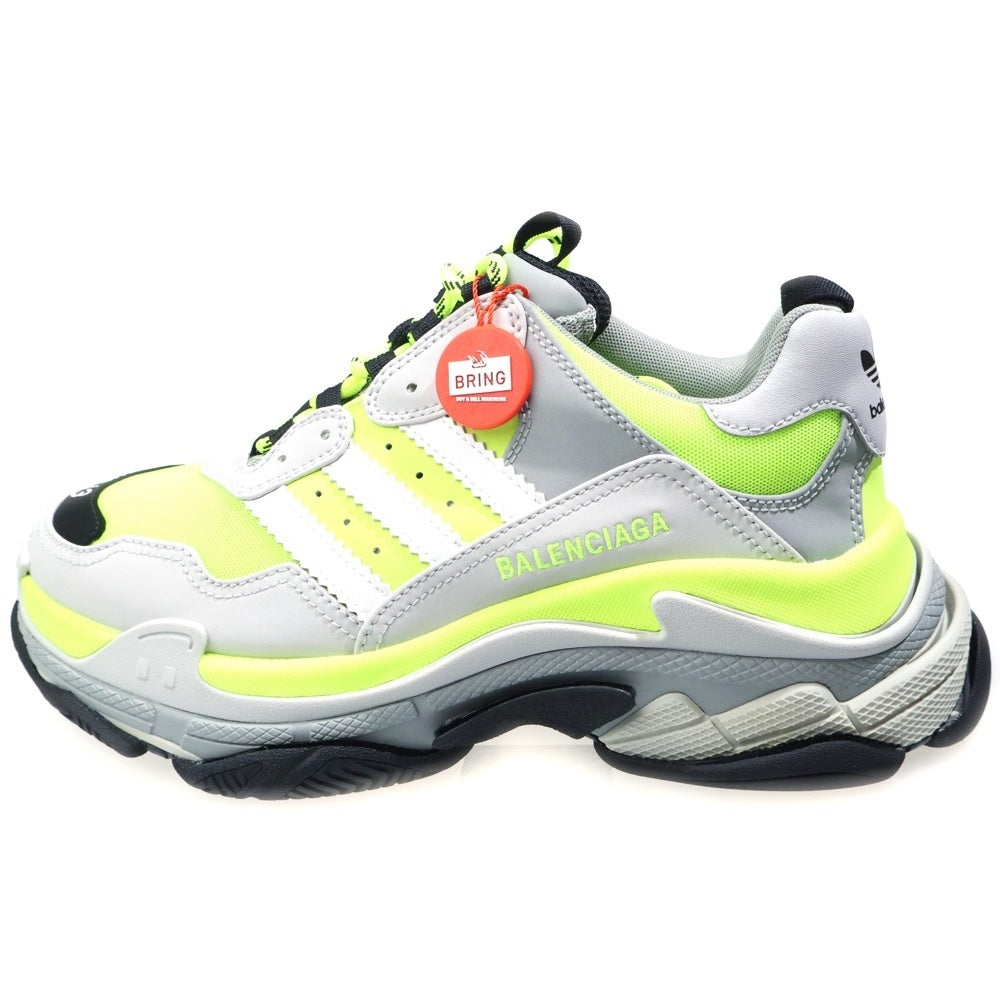 BALENCIAGA(バレンシアガ) ×adidas Triple S Sneaker 712821 アディダス トリプルS ローカットスニーカー ネオン 43