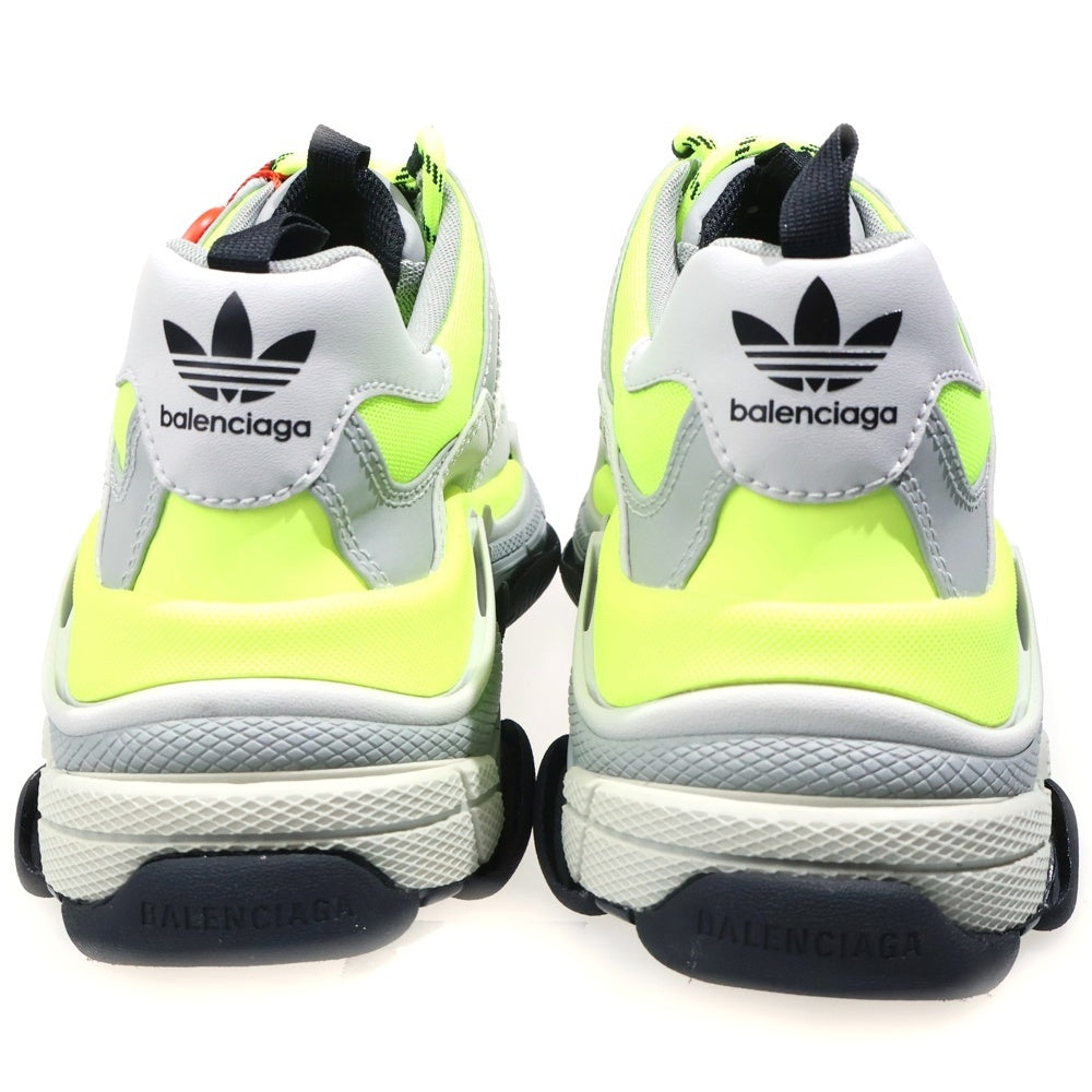 BALENCIAGA(バレンシアガ) ×adidas Triple S Sneaker 712821 アディダス トリプルS ローカットスニーカー ネオン 43