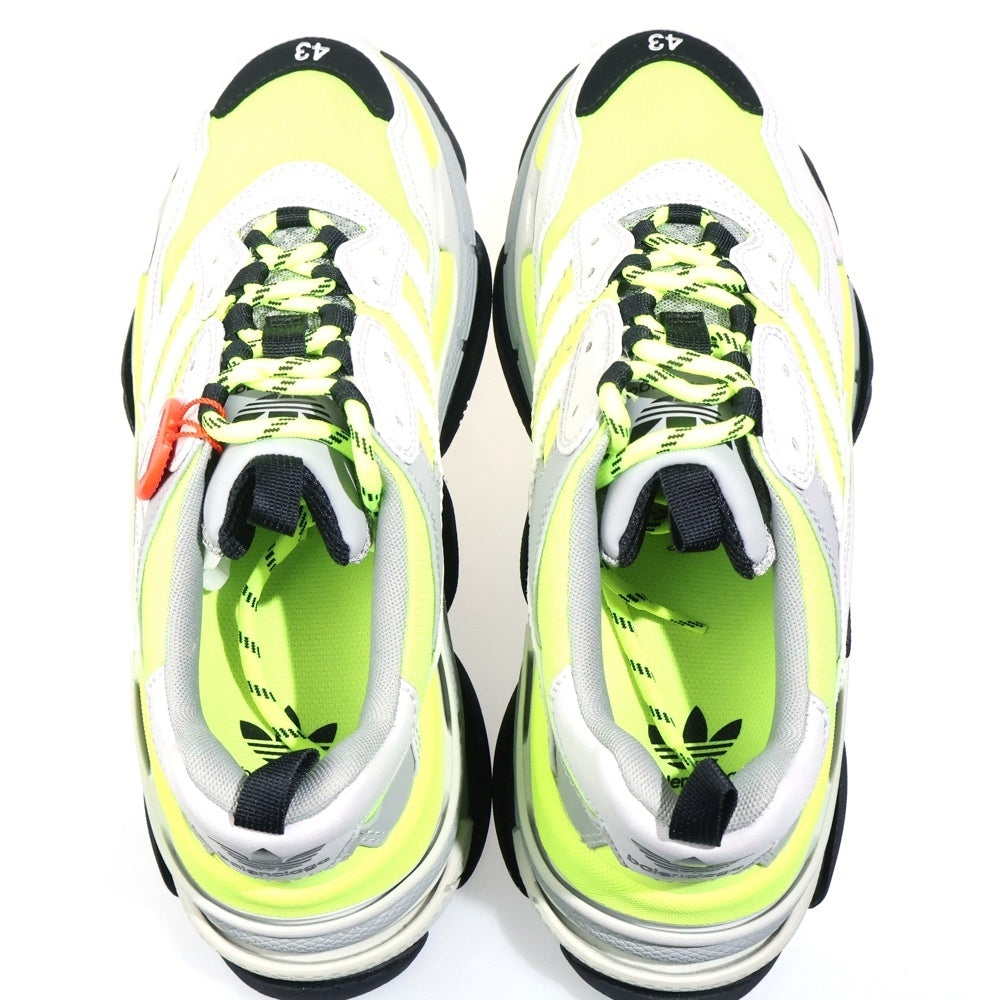 BALENCIAGA(バレンシアガ) ×adidas Triple S Sneaker 712821 アディダス トリプルS ローカットスニーカー ネオン 43