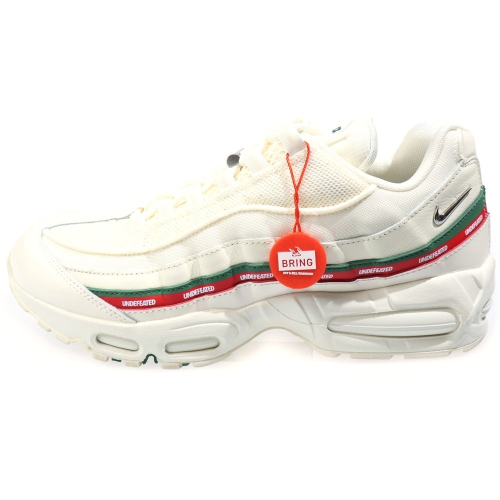 NIKE(ナイキ) ×UNDEFEATED AIR MAX 95 SP SAIL IB4453-100 エアーマックス95 ローカットスニーカー ベージュ US10.5/28.5cm