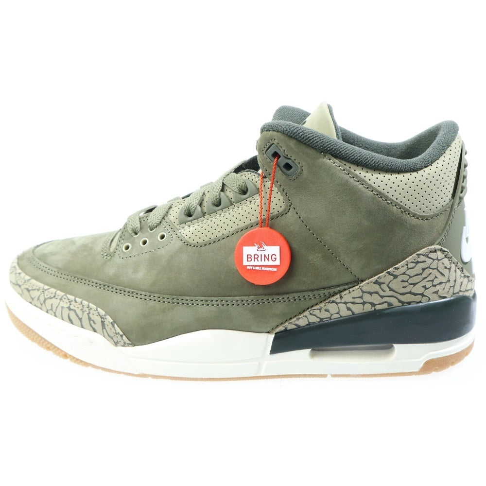 NIKE(ナイキ) AIR JORDAN 3 RETRO DN3707-202 エア ジョーダン 3 レトロ ローカットスニーカー カーキ US10/28.0cm