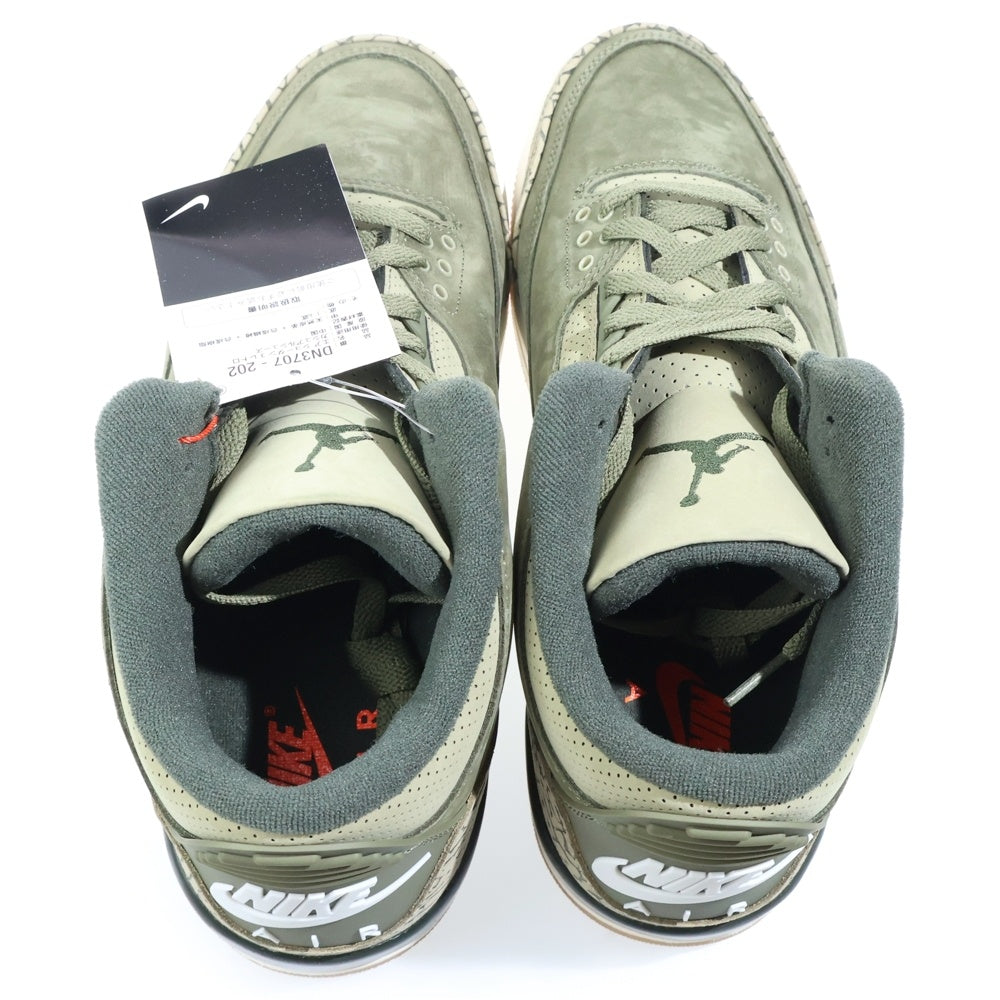 NIKE(ナイキ) AIR JORDAN 3 RETRO DN3707-202 エア ジョーダン 3 レトロ ローカットスニーカー カーキ US10/28.0cm