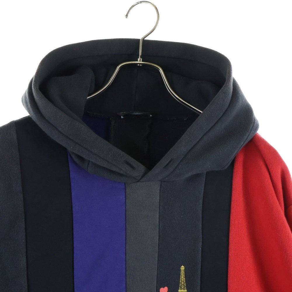BALENCIAGA(バレンシアガ) 21SS Cut-Up Hoodie 661594 TKVB3 青山限定 カットアップフーディ スウェットパーカー マルチ