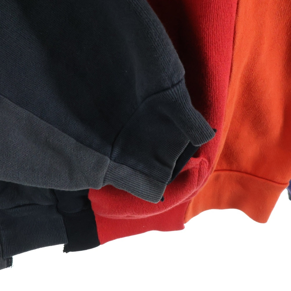 BALENCIAGA(バレンシアガ) 21SS Cut-Up Hoodie 661594 TKVB3 青山限定 カットアップフーディ スウェットパーカー マルチ