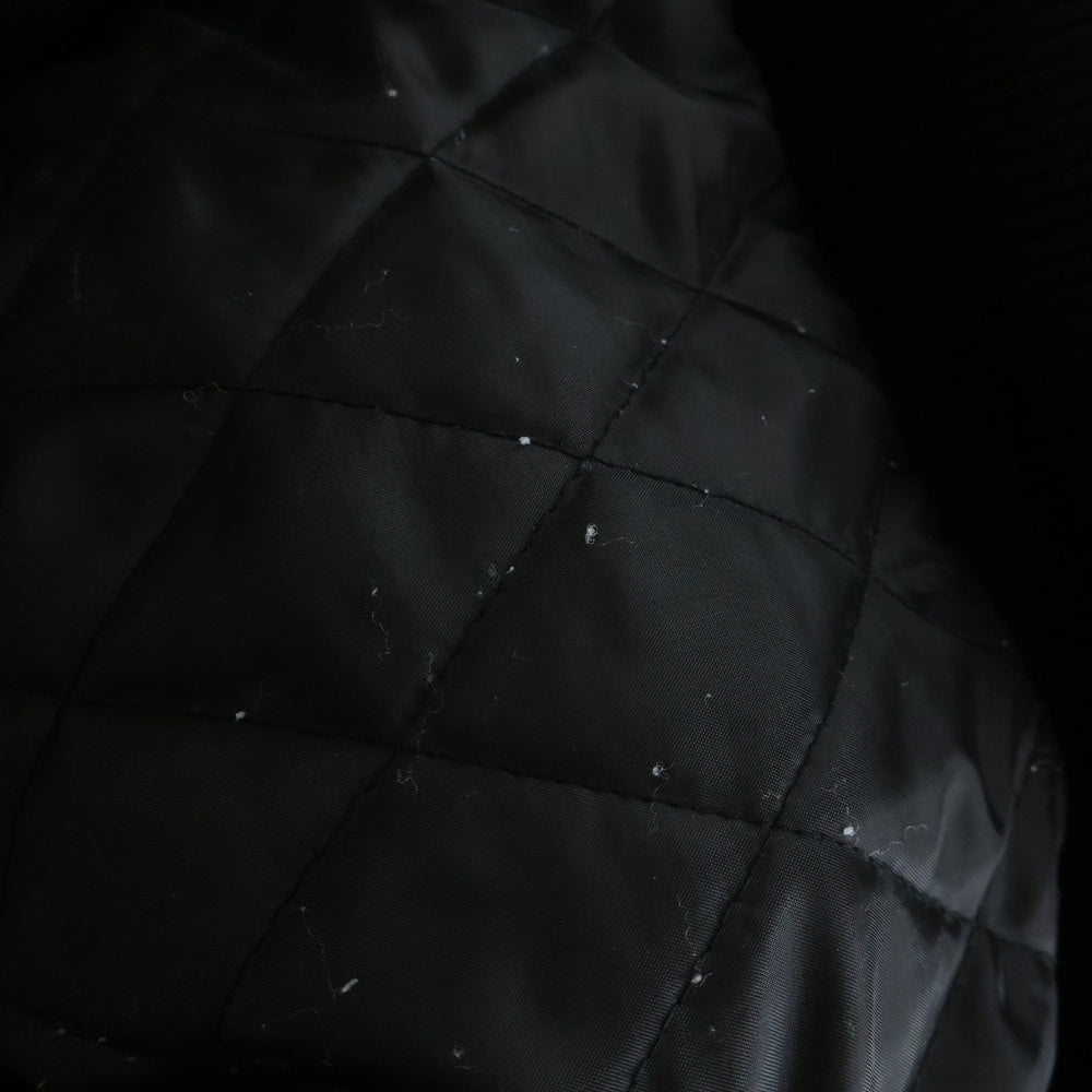 F.C.R.B./F.C.Real Bristol/FCRB(エフシーアールビー/エフシーレアルブリストル) ×ERIC HAZE VARSITY JACKET エリック ヘイズ ヴァーシティ ジャケット FCRB-252145 ブラック/ホワイト