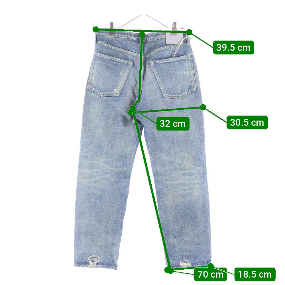 New Manual(ニュー マニュアル) #017 LV 61'S TAPERED JEANS テーパード ダメージジーンズ PT-AG-0001 インディゴ