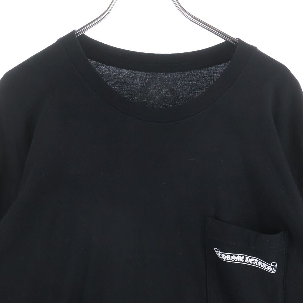 CHROME HEARTS(クロムハーツ) CH SCROLL LOGO L/S TEE スクロールロゴ アームプリント長袖Tシャツ ブラック