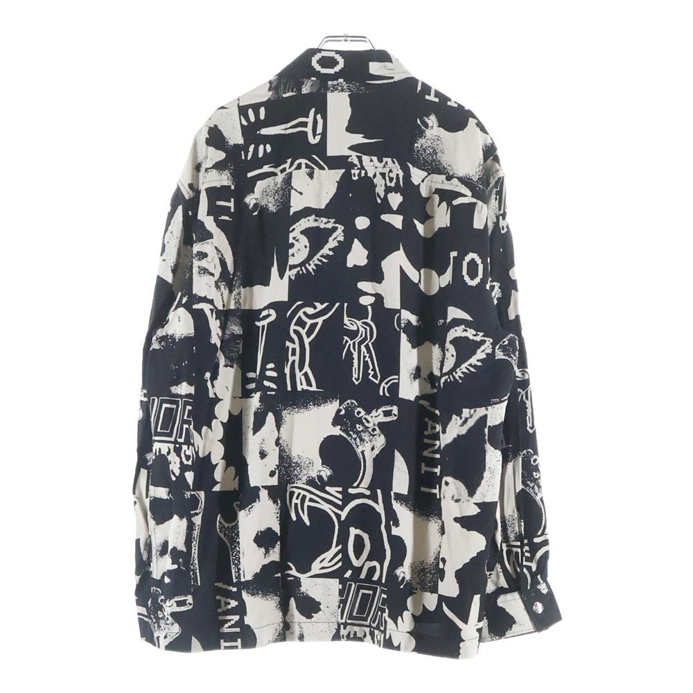 DIESEL(ディーゼル) ジップアップ ポケット 長袖シャツ リヨセル 総柄