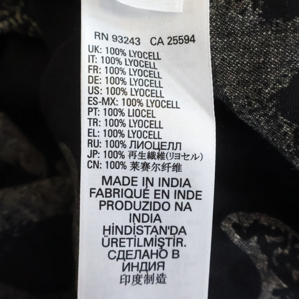 DIESEL(ディーゼル) ジップアップ ポケット 長袖シャツ リヨセル 総柄