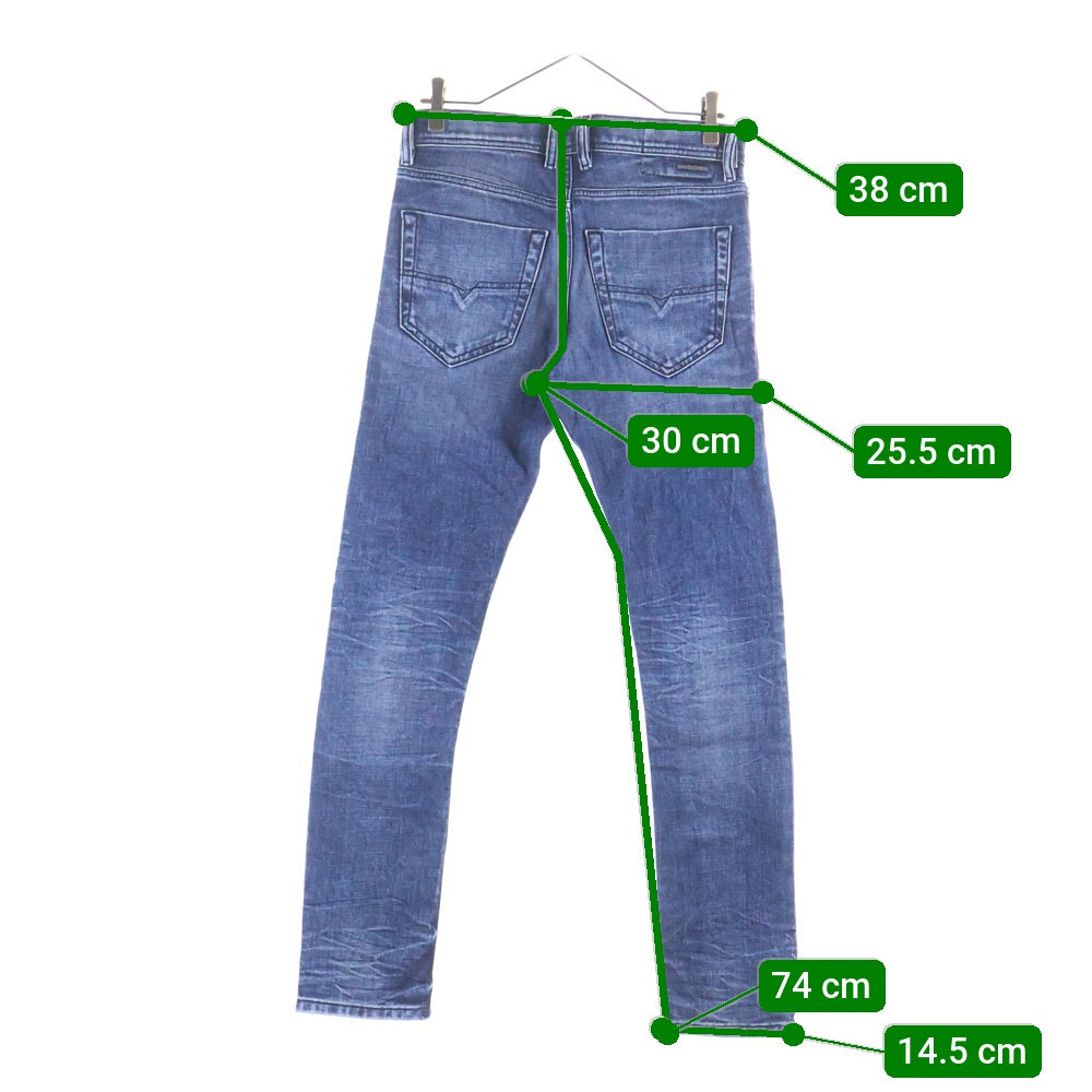 DIESEL(ディーゼル) Tepphar 084ZX デニムパンツ 00CKRI084ZX インディゴ