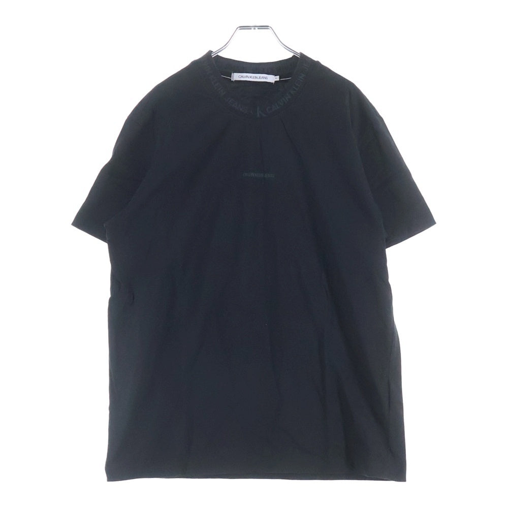 Calvin Klein(カルバンクライン) クルーネック 半袖Tシャツ コットン ブラック