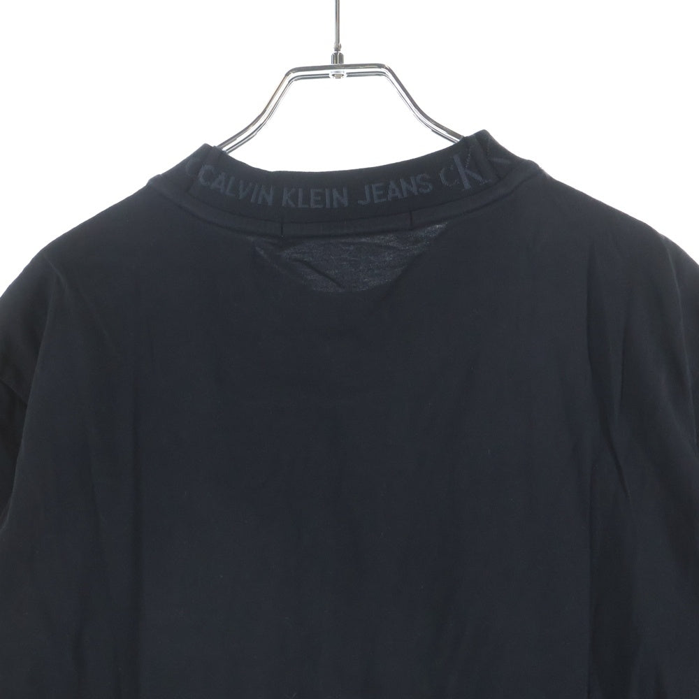 Calvin Klein(カルバンクライン) クルーネック 半袖Tシャツ コットン ブラック