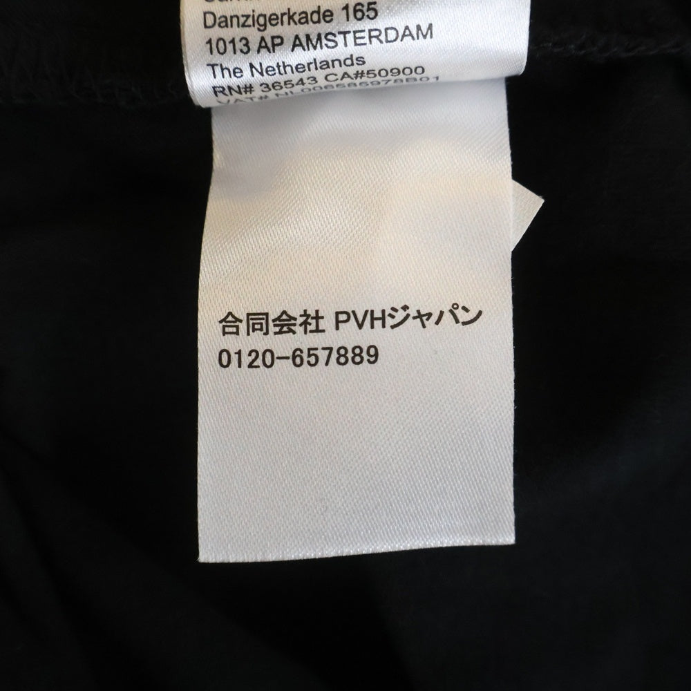 Calvin Klein(カルバンクライン) クルーネック 半袖Tシャツ コットン ブラック