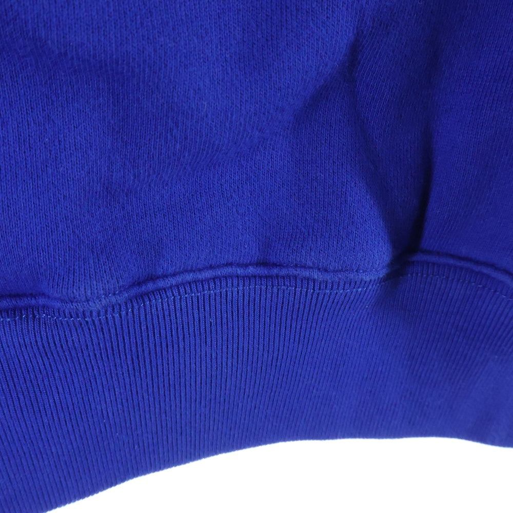 RALPH LAUREN(ラルフローレン) フロントロゴ刺繍 スウェットプルオーバーパーカー コットン ブルー