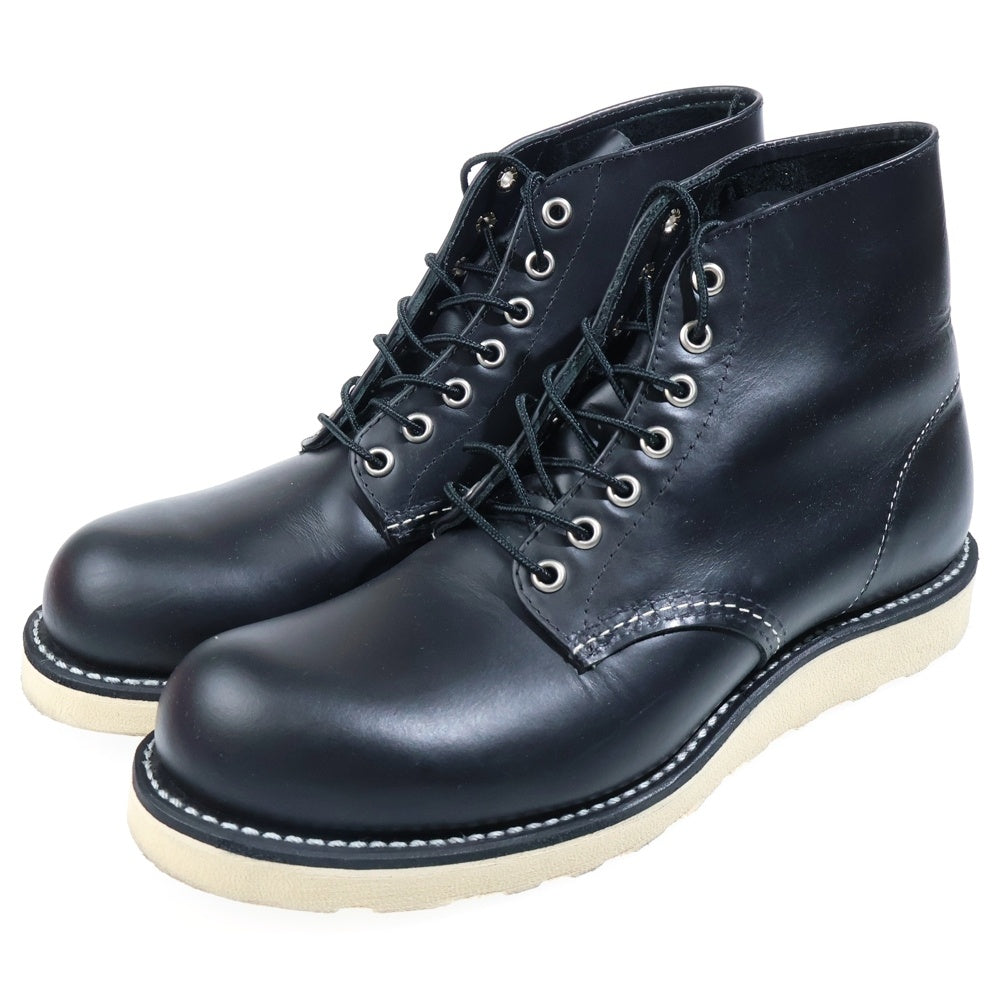 RED WING(レッド ウイング) Dワイズ クラシックワーク ブーツ 08165 ブラック