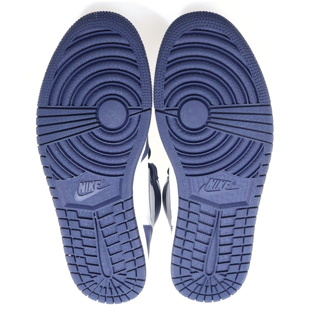 NIKE(ナイキ) AIR JORDAN 1 HIGH OG CO.JP MIDNIGHT NAVY 2020 DC1788-100 エアジョーダン1 ミッドナイトネイビー ハイカットスニーカー US9.5/27.5cm ホワイト/ネイビー