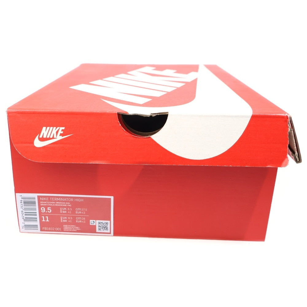 NIKE(ナイキ) TERMINATOR HIGH FB1832-001 ターミネーター ハイカットスニーカー グレー/ネイビー US9.5/27.5cm