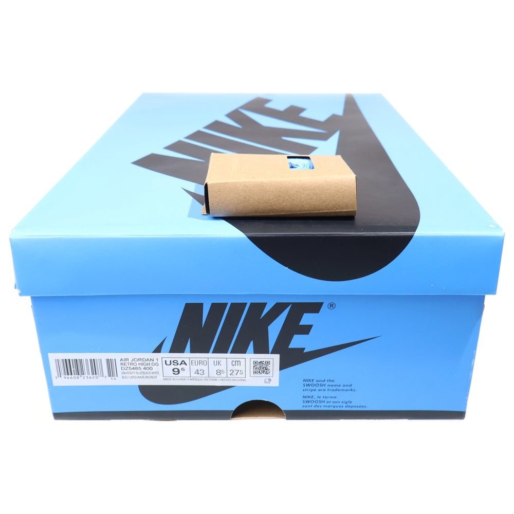 NIKE(ナイキ) AIR JORDAN 1 RETRO HI OG UNIVERSITY BLUE DZ5485-400 エアジョーダン1 ハイカットスニーカー ユニバーシティブルー US9.5/27.5cm