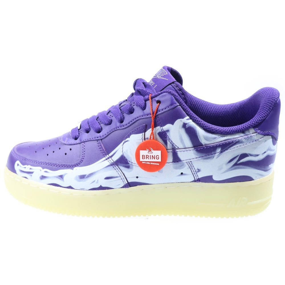 NIKE(ナイキ) AIR FORCE 1 07 SKELETON QS CU8067-500 エアフォース1スケルトン ローカットスニーカー パープル US11/29cm