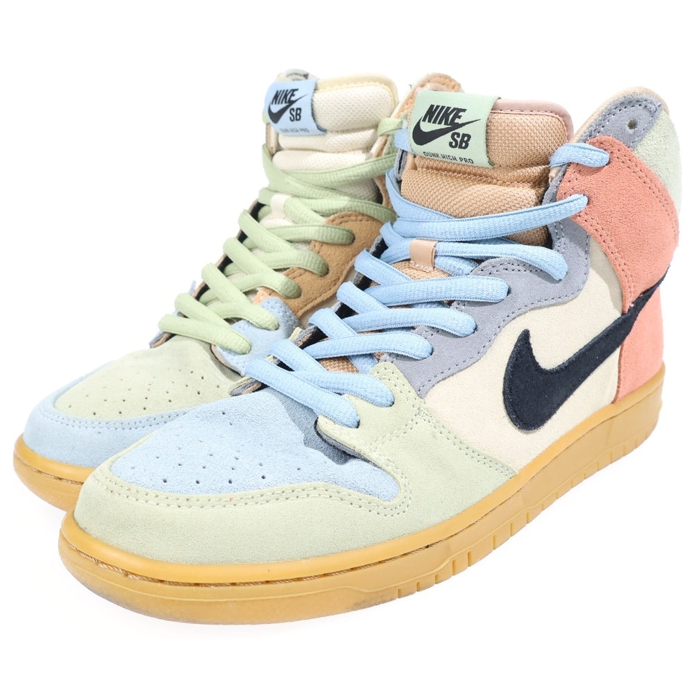 NIKE SB(ナイキエスビー) DUNK HIGH PRO EASTER SPECTRUM CN8345-001 スケートボーディング ダンク ハイ プロ イースター ハイカットスニーカー マルチ US10.5/28.5cm
