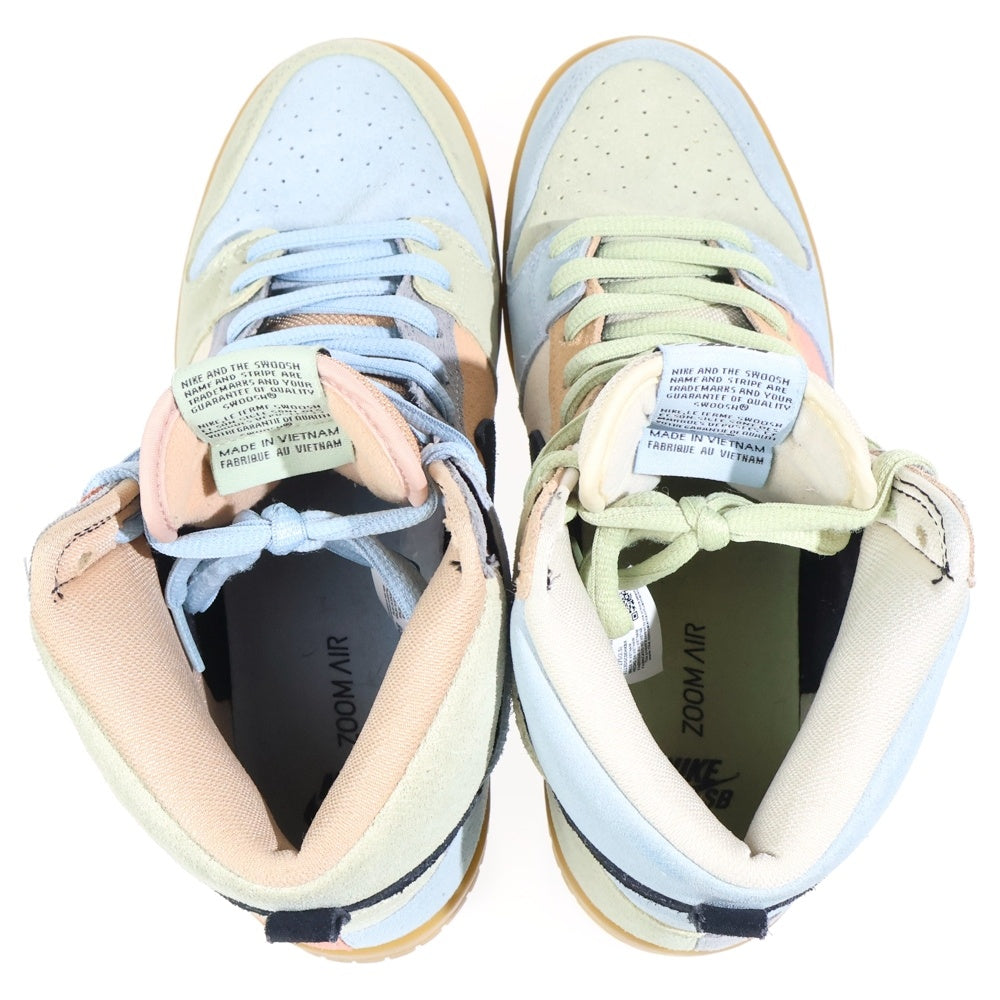 NIKE SB(ナイキエスビー) DUNK HIGH PRO EASTER SPECTRUM CN8345-001 スケートボーディング ダンク ハイ プロ イースター ハイカットスニーカー マルチ US10.5/28.5cm